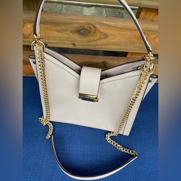 Michael Kors Whitney Small Chain Leather Shoulder Tote - Picture 14 of 14